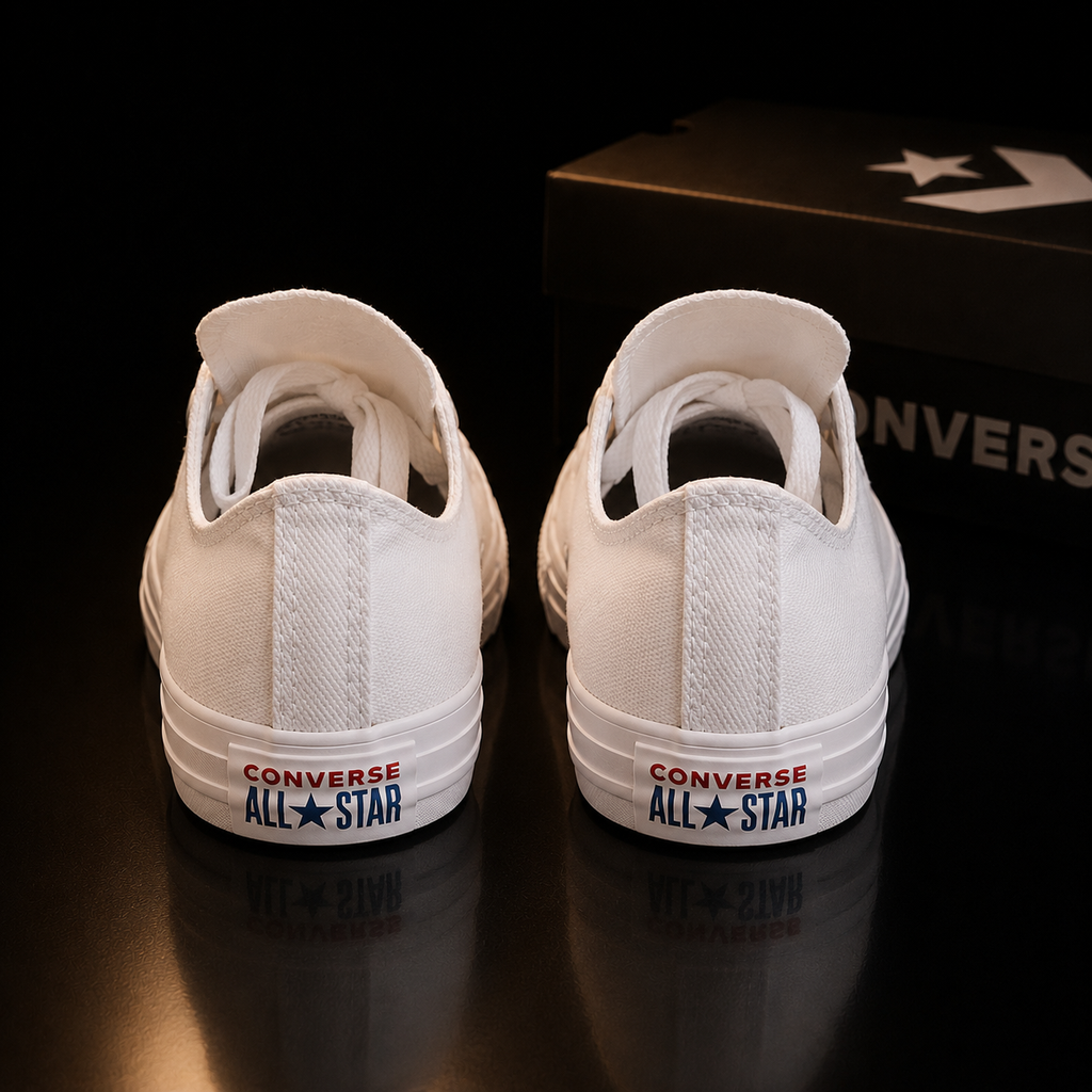 Converse CTAS Ox 165330C Unisexe vue arrière fond noir premium