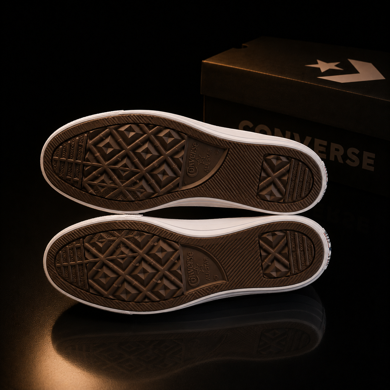 Converse CTAS Ox 165330C Unisexe vue semelles fond noir premium