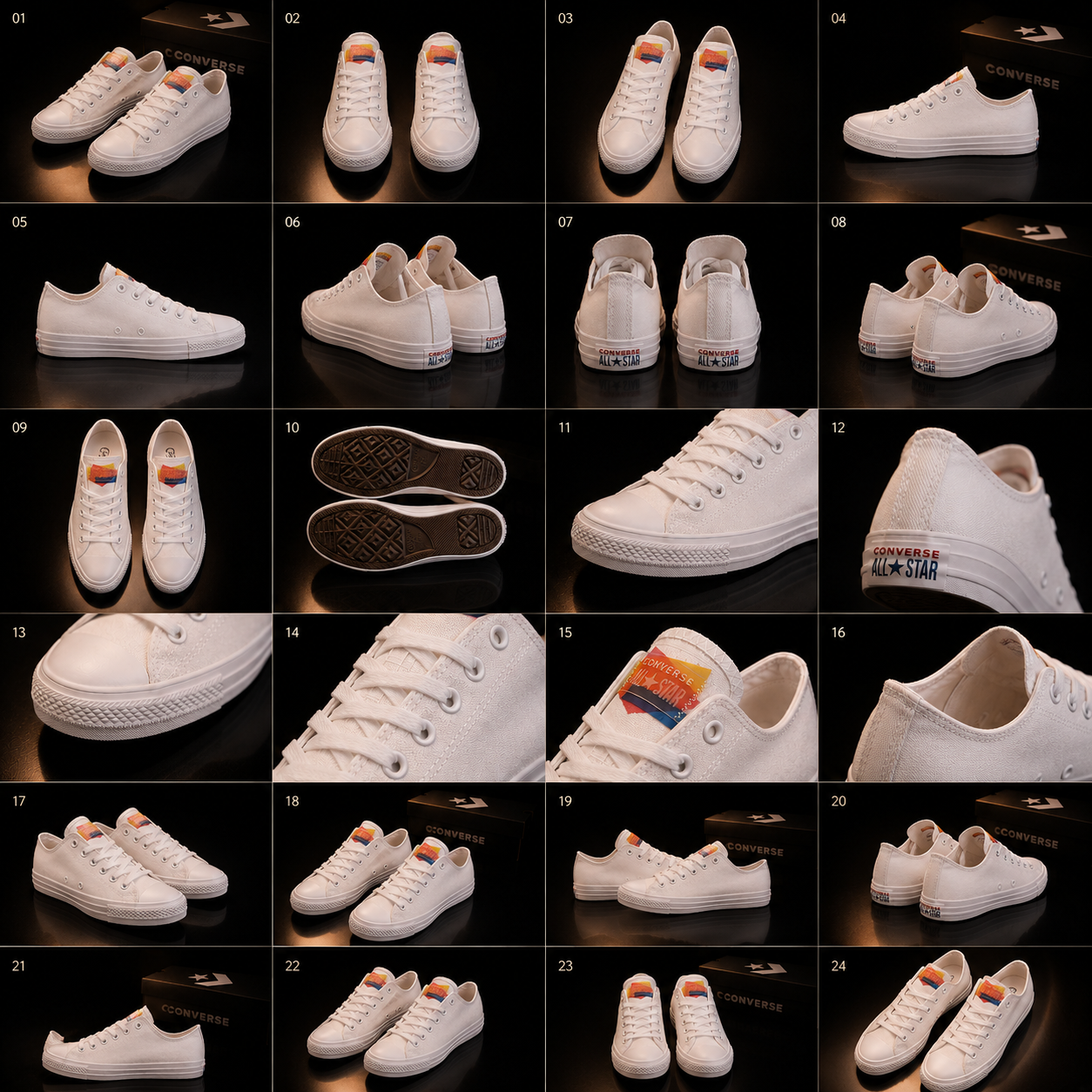 Converse CTAS Ox 165330C Unisexe planche 360° premium 24 vues