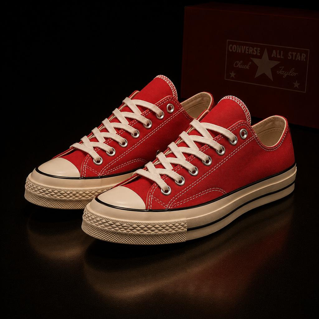 Converse Chuck 70 OX A06527C vue 3/4 gauche paire complète