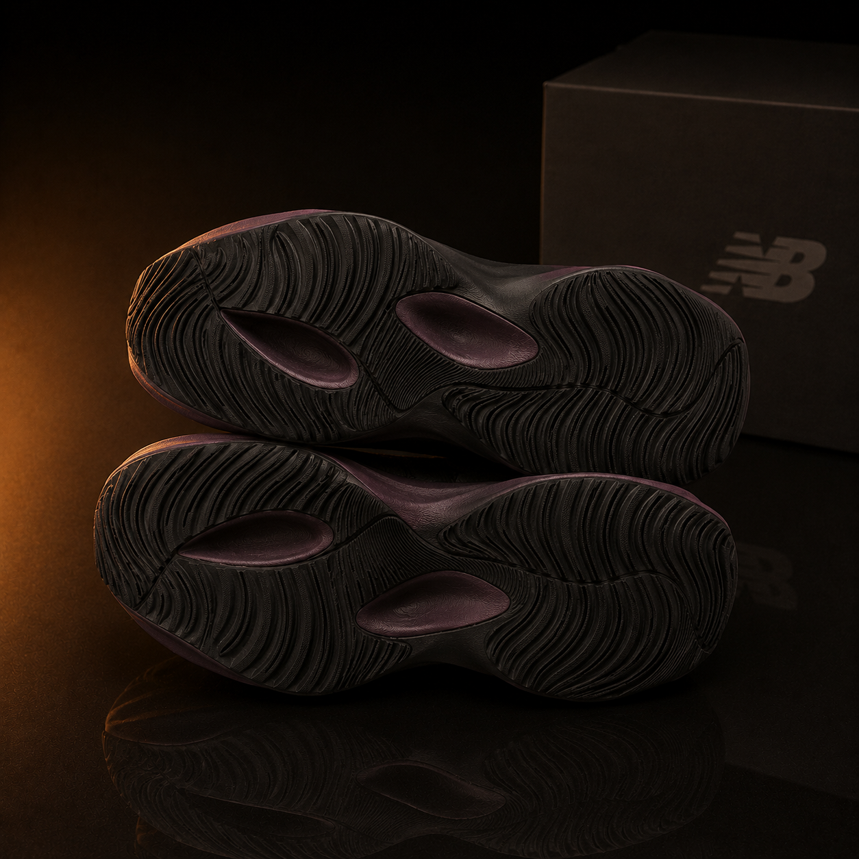 New Balance WRPD Runner UWRPDFRF vue des semelles avec détail de l'outsole