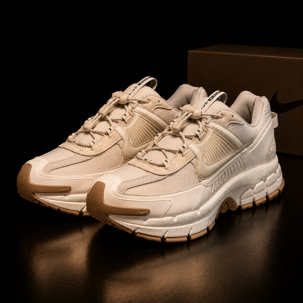 Nike Zoom Vomero Roam HQ2181-100 paire vue 3/4 avant gauche