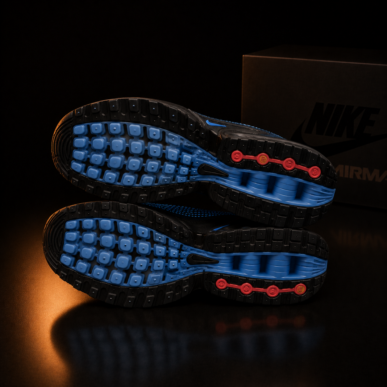 Nike Air Max DN IH4463-001 Homme vue semelles extérieures noir et University Blue