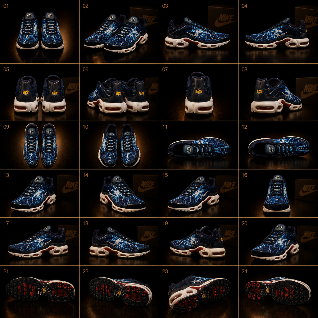 Nike Air Max Plus Eclair Lightning HV2323-400 Homme planche 360° premium 24 vues