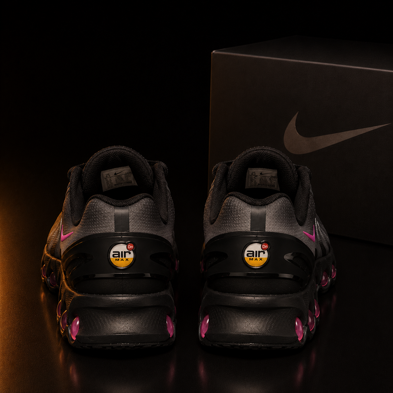 Nike Air Max DN8 IH4119-004 Homme vue arrière avec technologie Dynamic Air visible