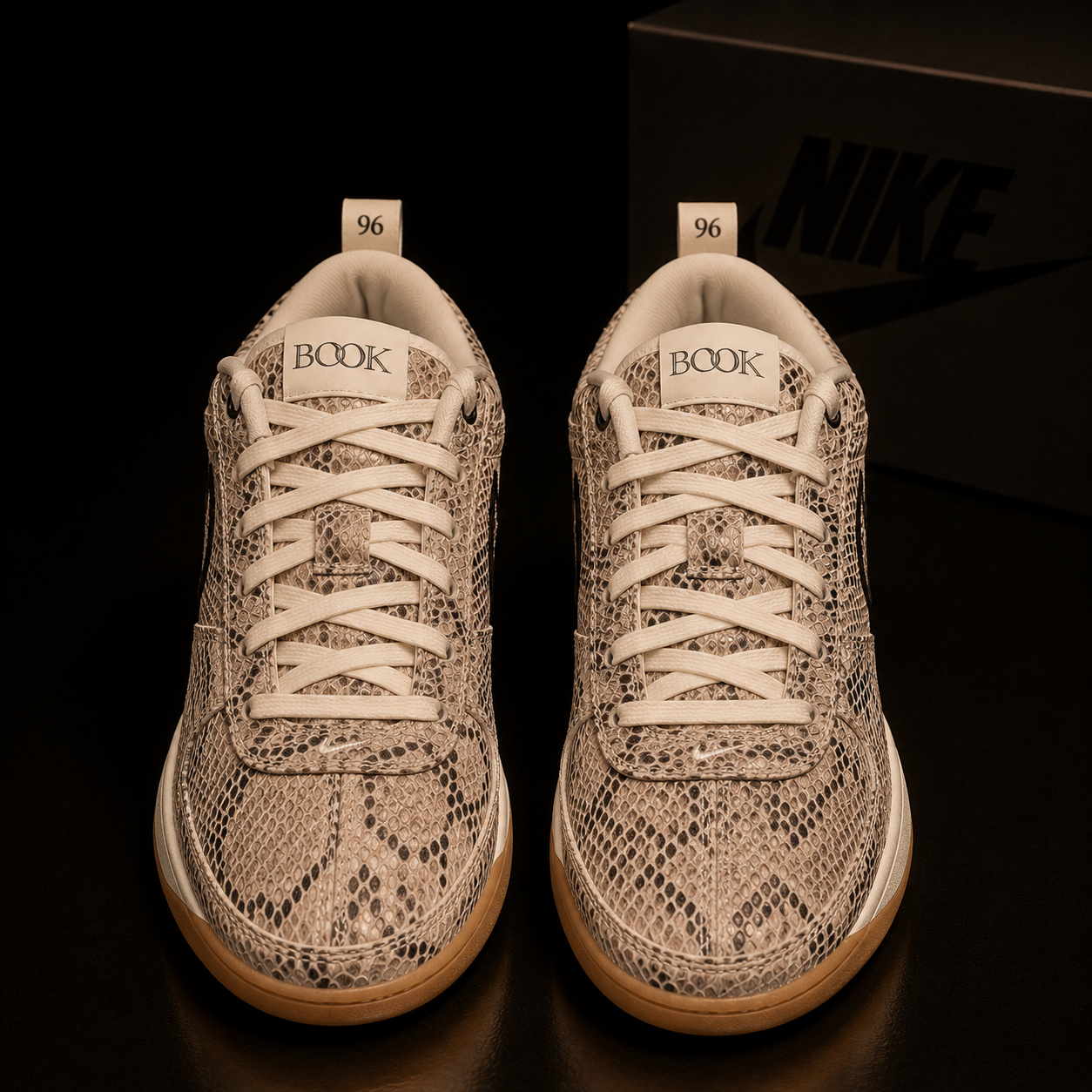 Nike Book 1 LEA HJ5352-100 vue avant légèrement plongeant