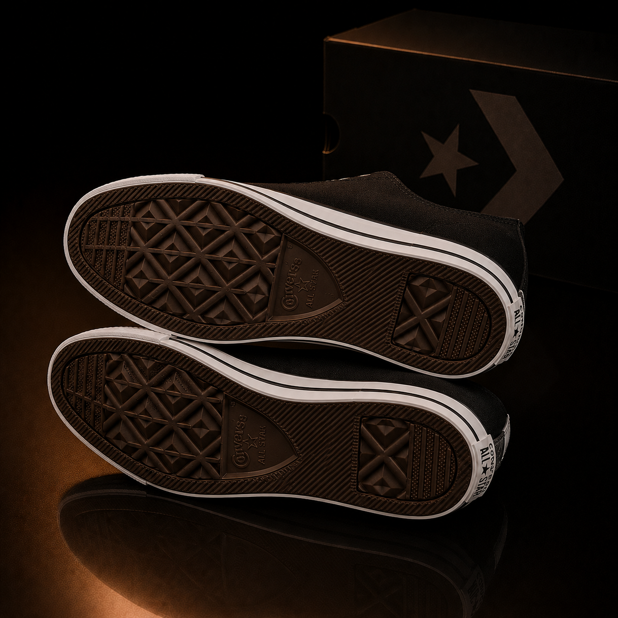 Converse CTAS OX 159614C Black Black White vue semelles