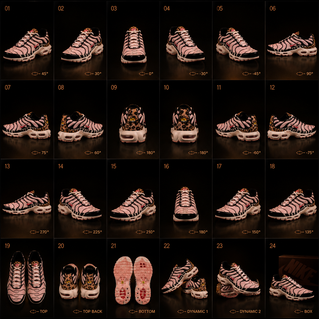 Nike Air Max Plus DZ4842-600 Femme planche 360° premium – 24 vues du produit