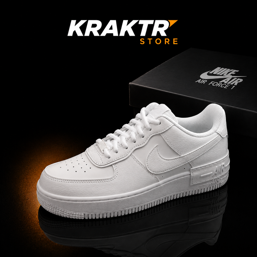 Nike Air Force 1 Shadow Triple White CI0919-100 sneakers premium femme