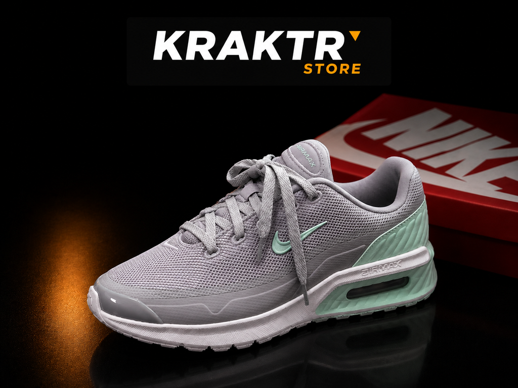 Nike Air Max BIA Light Smoke Grey Mint Foam femme vue profil sur fond noir KRAKTR STORE
