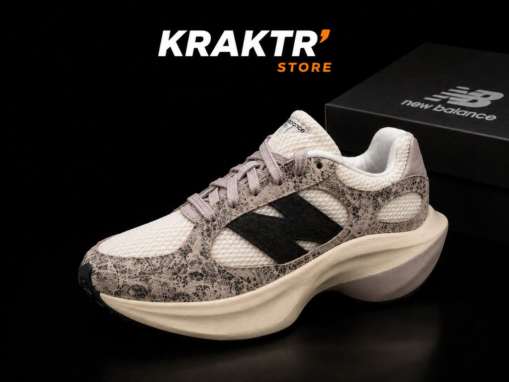New Balance WRPD Runner Beige Grey unisexe sur fond noir premium KRAKTR STORE