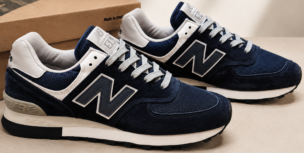 New Balance 576 Made in UK Navy profil lifestyle premium