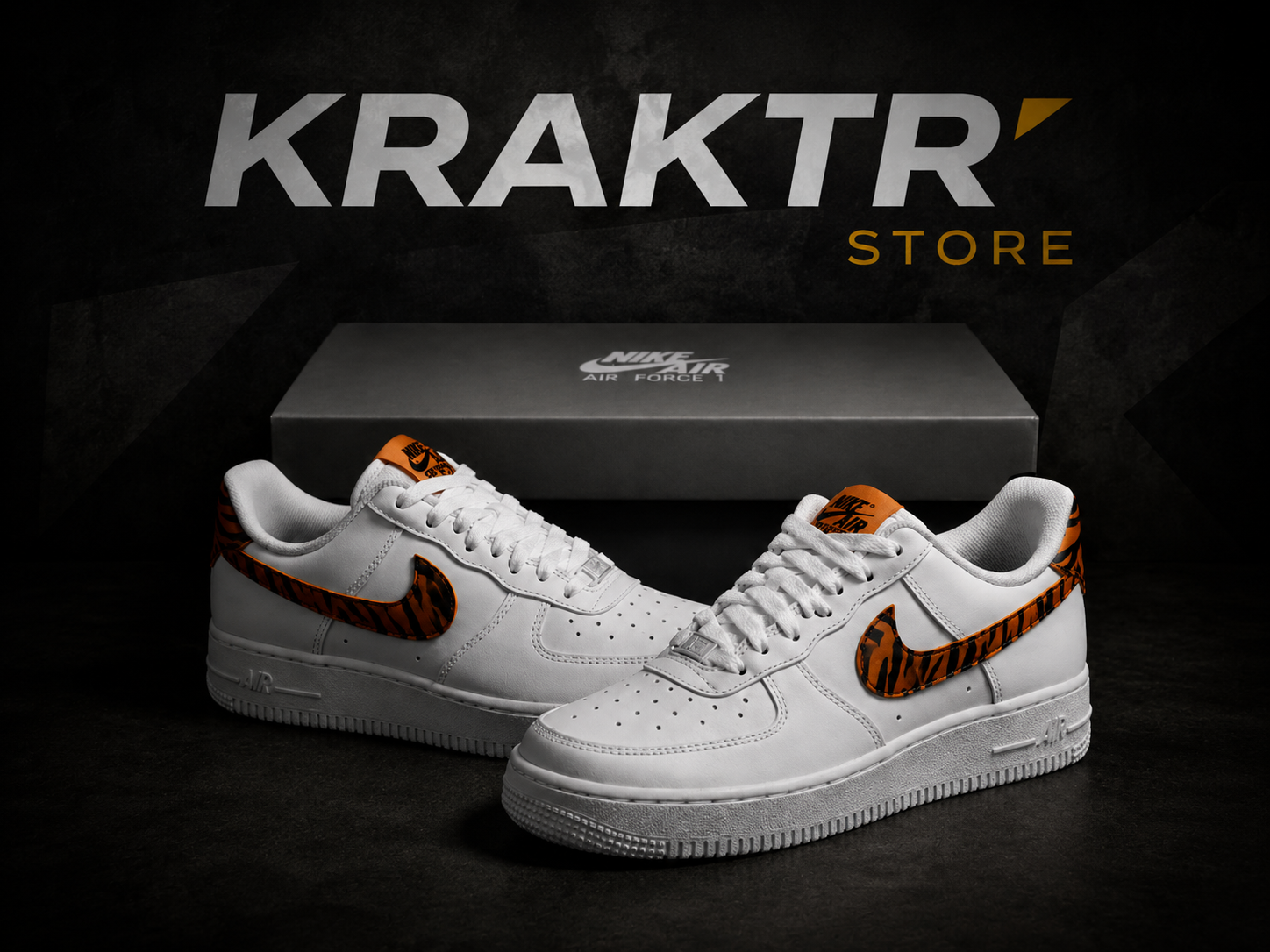 Nike Air Force 1 ’07 Tiger Swoosh – Femme – Taille 36 | KRAKTR STORE