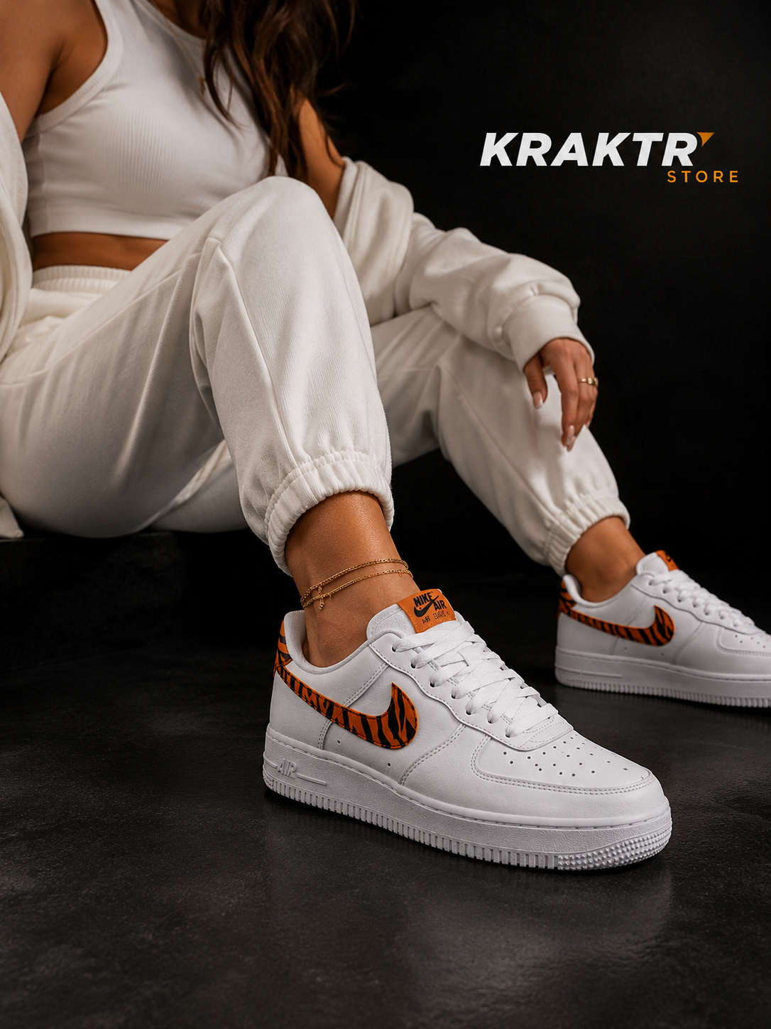 Nike Air Force 1 ’07 Tiger Swoosh – Femme – Taille 36 | KRAKTR STORE