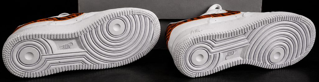 Nike Air Force 1 '07 Tiger Swoosh Femme détail semelles extérieures Nike