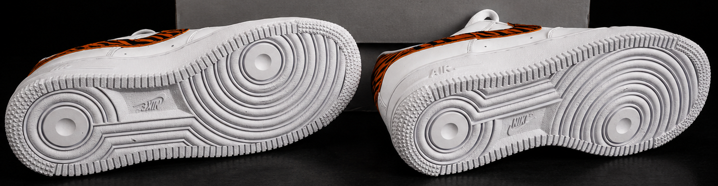Nike Air Force 1 '07 Tiger Swoosh Femme détail semelles extérieures Nike
