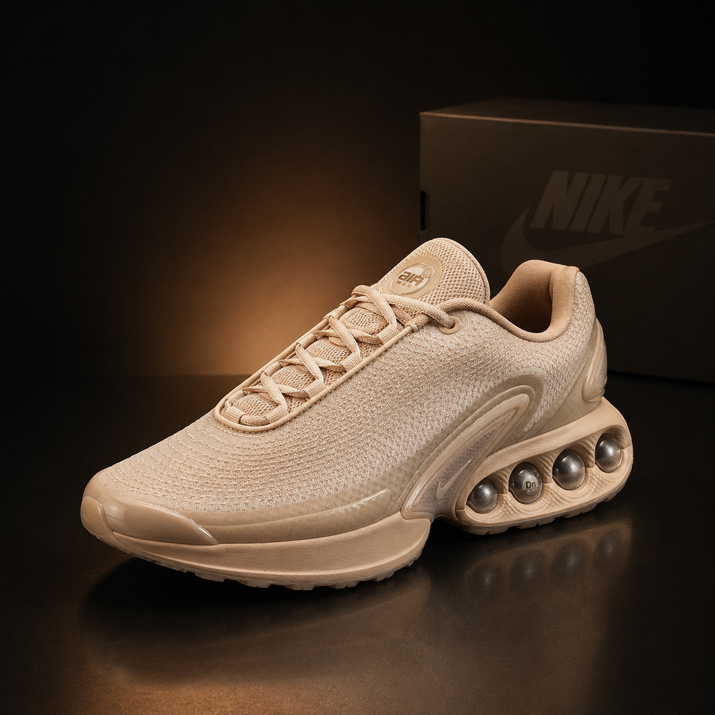 Nike Air Max DN ISA Bio Beige Sanddrift Hemp vue trois quarts avant – KRAKTR STORE